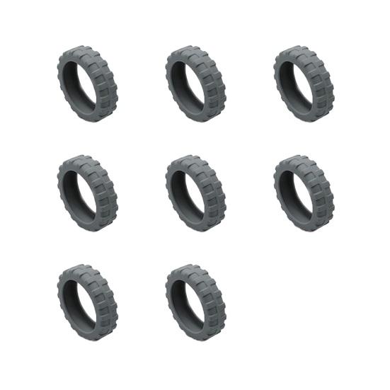 8 ks krytů na kolečka na zavazadla, silné, snižují hluk, ochrana koleček, zabraňují poškrábání, protiskluzové kryty na kolečka kufrů, odolné proti opotřebení, vodotěsné, kola