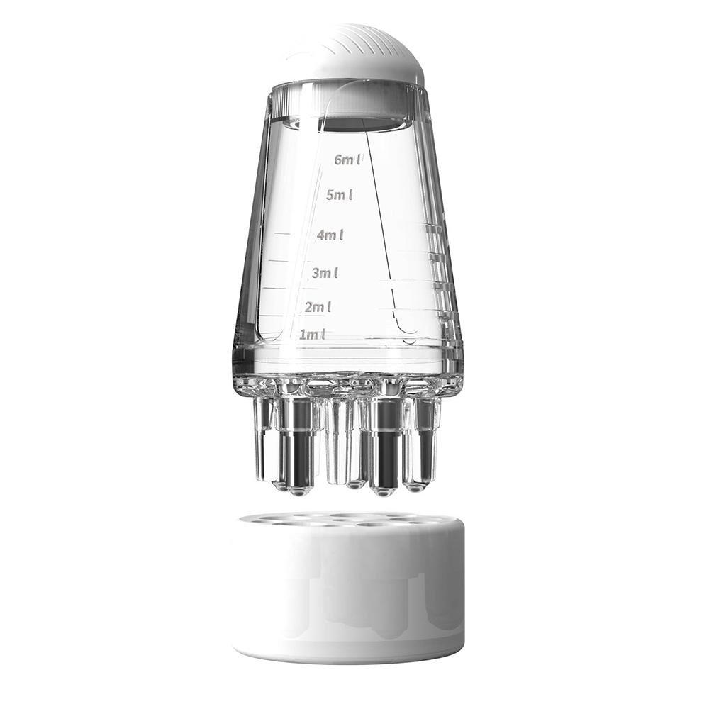 Hair Growth Oil Applicator Bottle With Scalp Massager Comb - Ball-Tip Dispenser for Easy Application and Scalp Massage