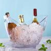 4/8/12L Transparante IJsemmer Anti-val Acryl Wijnkoeler Grote Capaciteit Champagne Flessen IJskoeler Zomer Cadeau