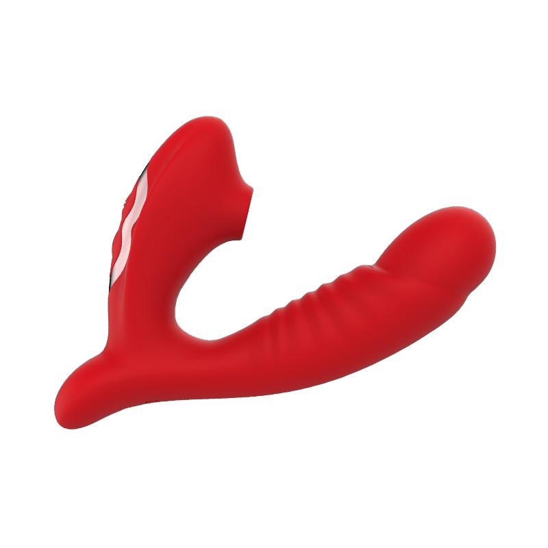 Sucking vibration 2-in-1 vibrator 10-speed oral sex 10-speed vibration clitoris stimulation vaginal massage female sex toy