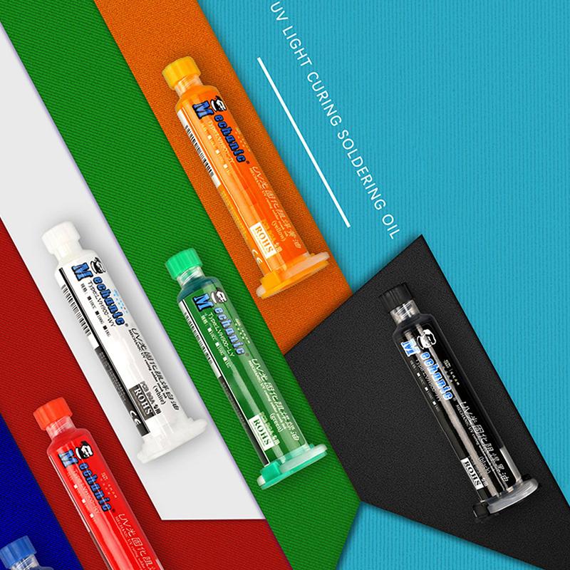 6 Colors Oil Uv Photosensitive Solder Mask Ink Bga Pcb Motherboard Paint Prevent Corrosive Arcing
