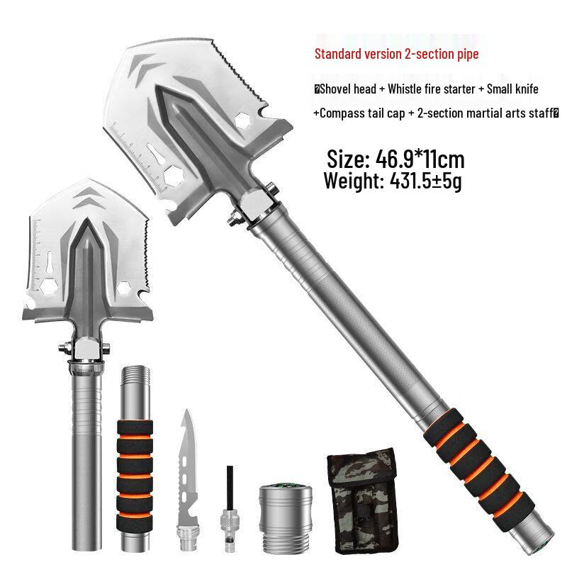 Multi-functional Foldable Camping Shovel