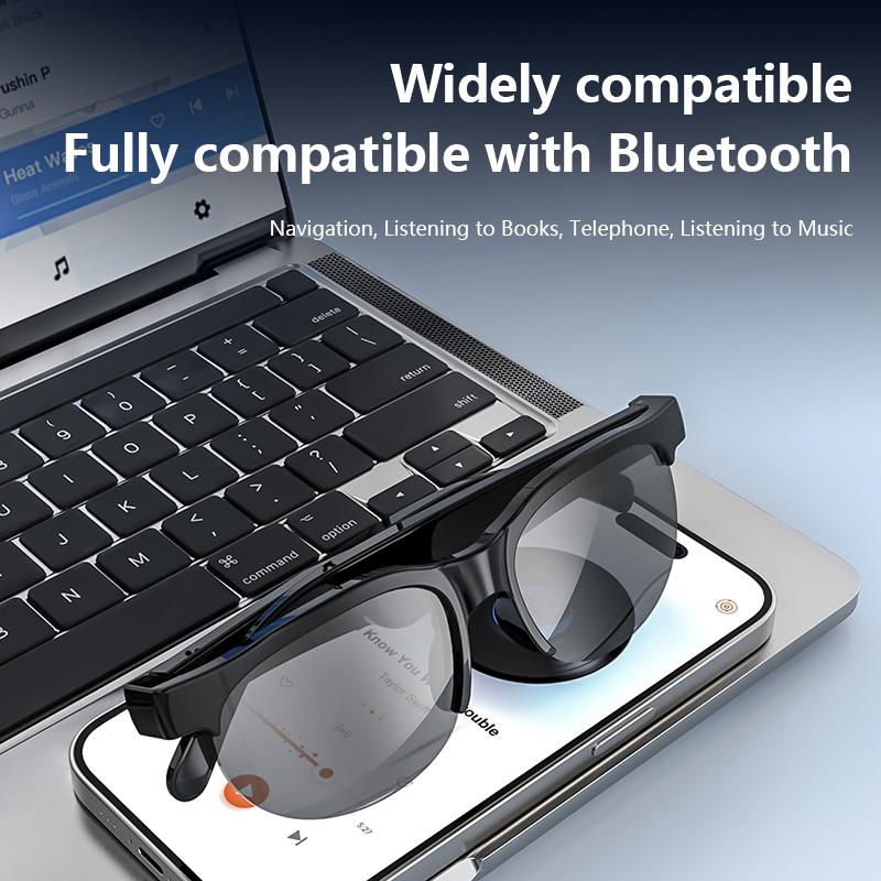 2026 New Smart Glasses AI Translation Bluetooth Conversation Recording Listening To Music Smart Sunglasses for Men Women