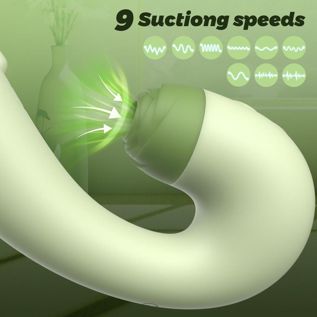 Vibrating Sucking Erotic Stick for Women - Adult Pleasure Toy