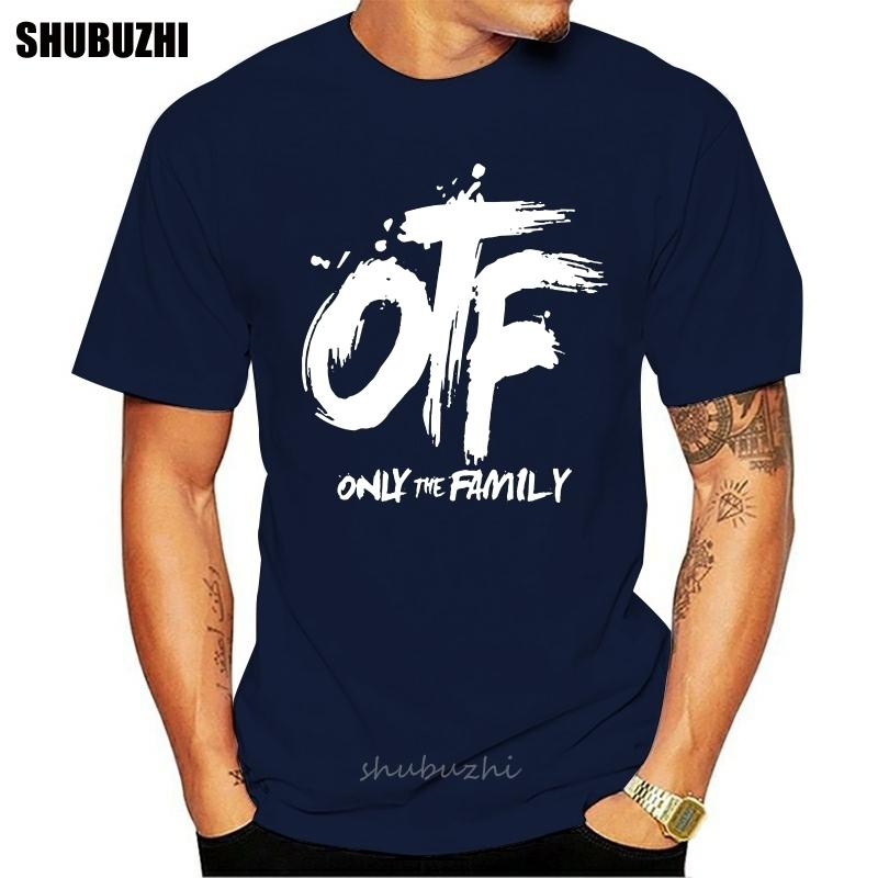 

Men Black TShirts Fashion Adult Tees Cotton Tops Oneck with Lil Durk Otf Pattern Printed summer fashion teeshirt male tops S