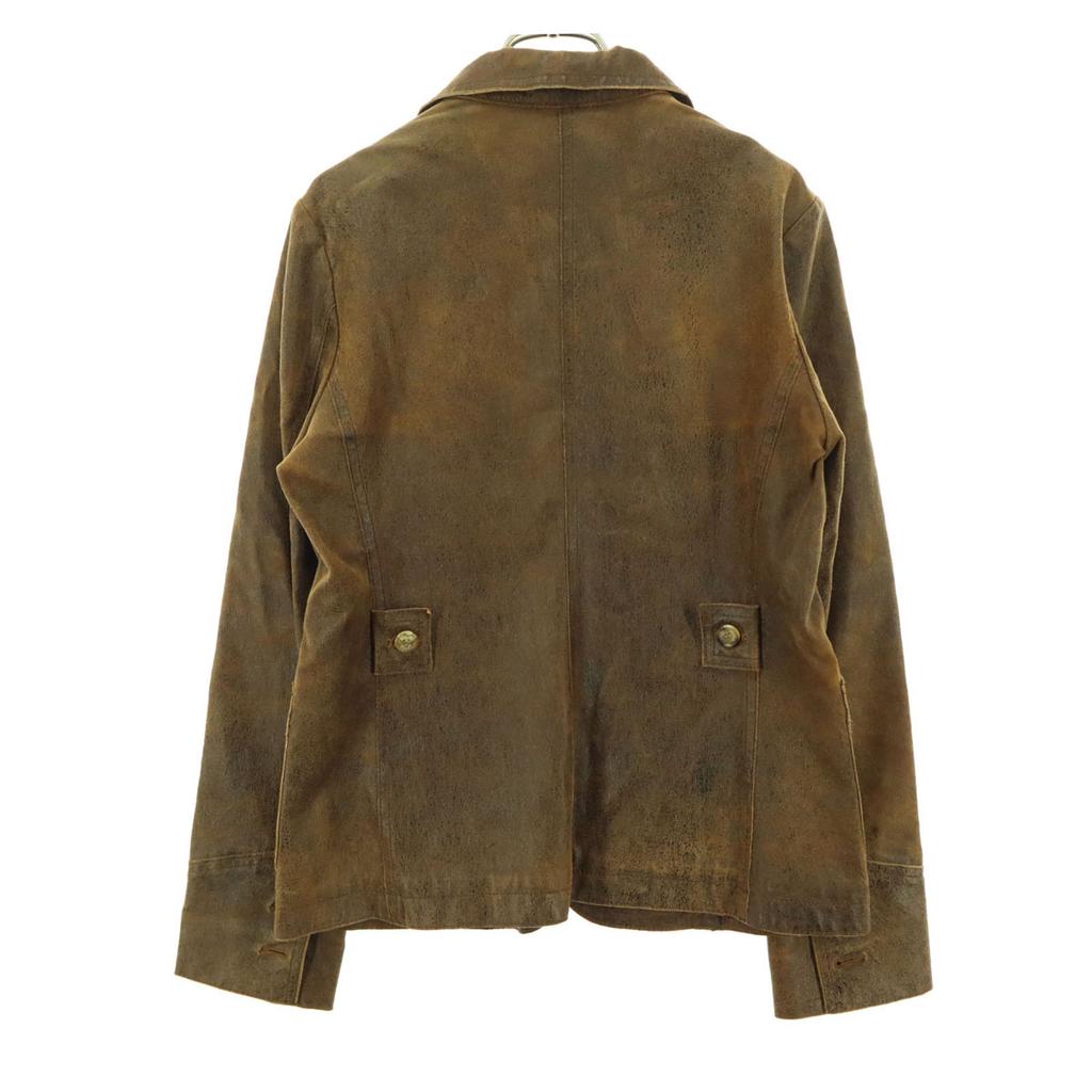 Beauty products BEATING HEART Long sleeve tailored leather jacket 2 Brown Men's Used