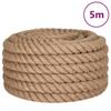 Vidaxl Jute Rope, 5 M Long, 50 Mm Thick