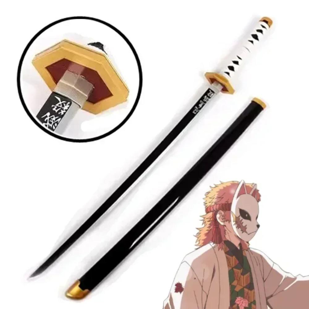 

72/104 см Катана Демонобійник Kimetsu No Yaiba Лезо Аніме Косплей Реквізит Танджіро Міцурі Реальний Розмір Японська Катана Шабля Дитяча Іграшка 72cm