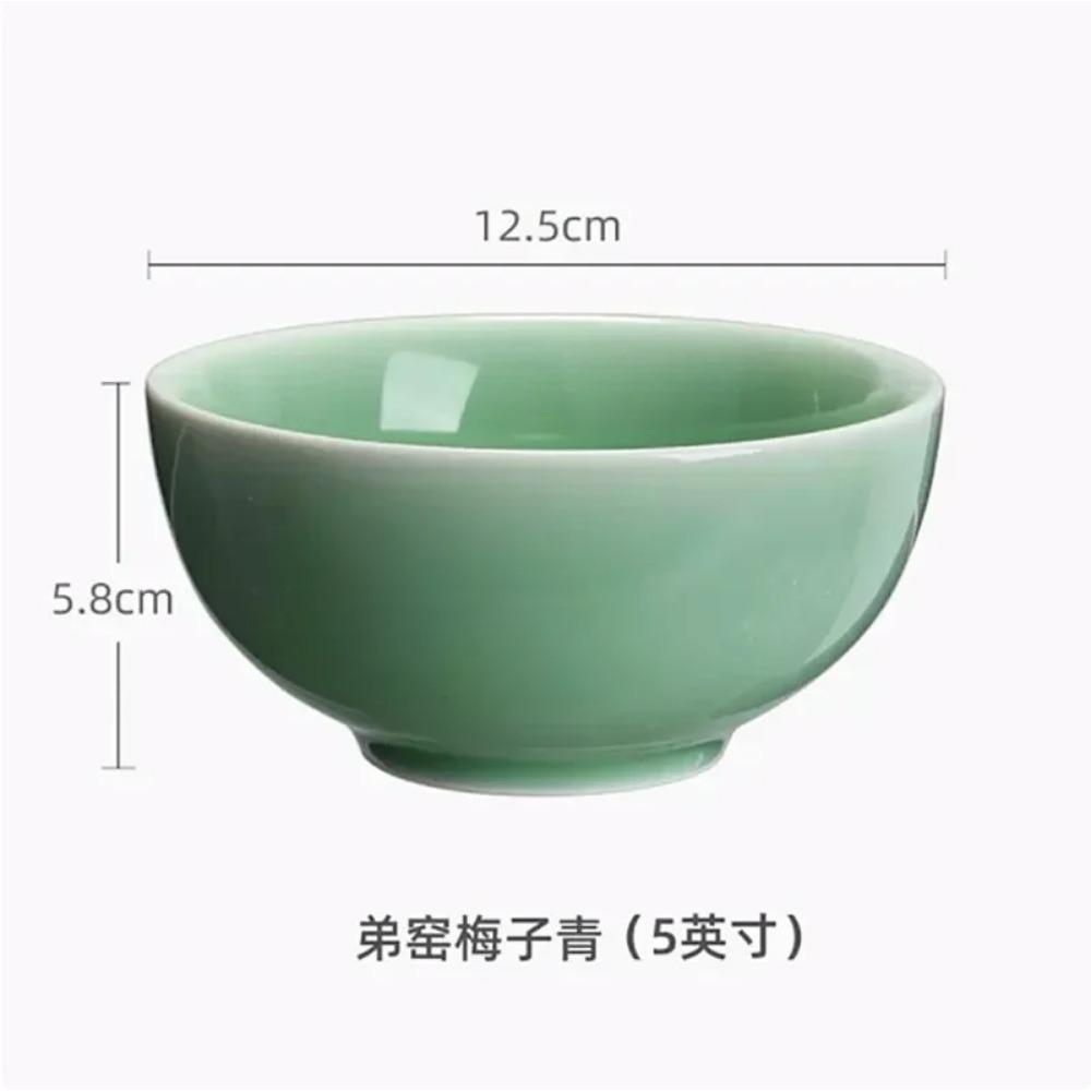 Large capacity Ceramic Teacup Longquan Celadon Tea Bowl Porcelain Teaware Accessories Master Tea cup Single Cup Drinkware