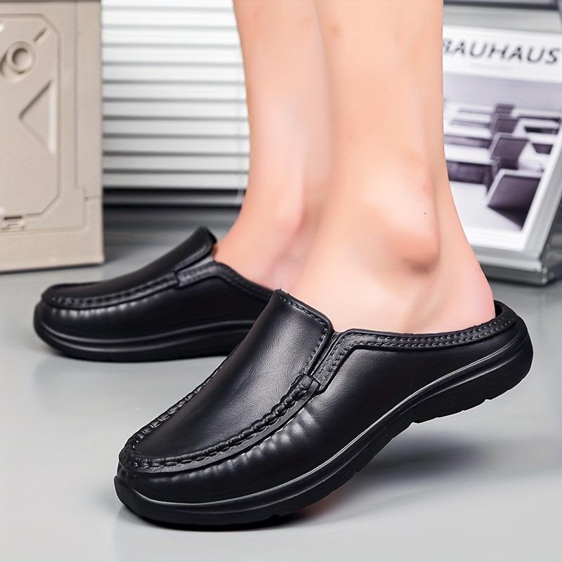 Baotou Men's Half-slipper Summer New Style Lazy Man's One-foot Sandal Men's Anti-slip Outerwear Thick-soled Casual Driving Shoes
