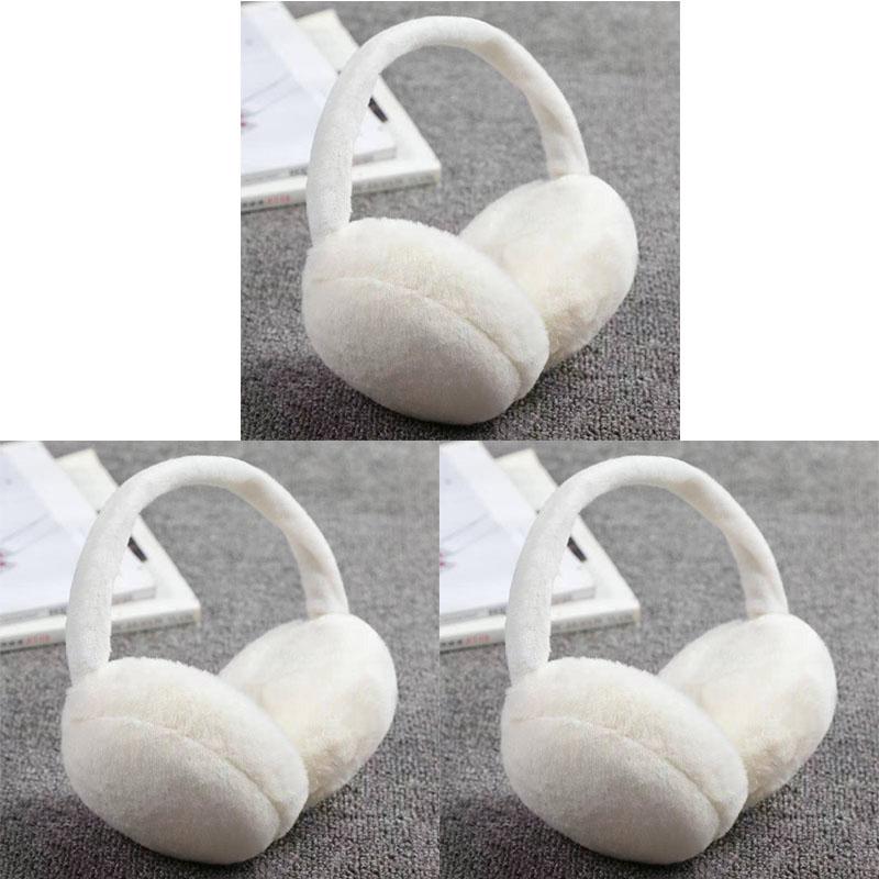 1/2/3pcs Foldable Hamburger Earmuffs for Winter Warmth, Men's and Women's Stretchable and Parent-child Ear Warmers