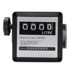 FM-120 20-120L/Min 4 Digital Gasoline Fuel Petrol Oil Flow Meter Four Digital for Diesel Fuel Oil Flow Meter Counter