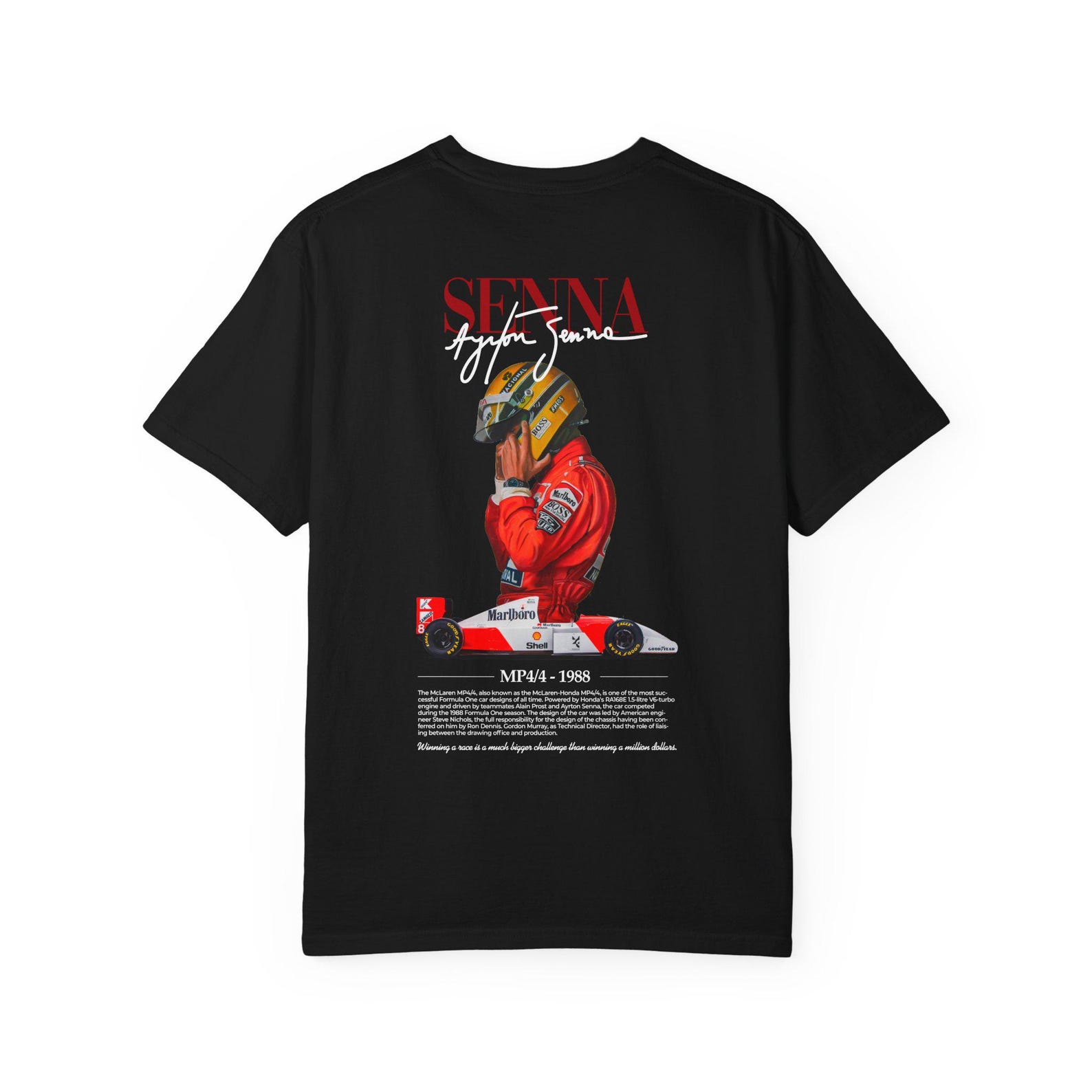 Ayrton Senna Tribute Shirt | The Magic Senna Racing Tee S