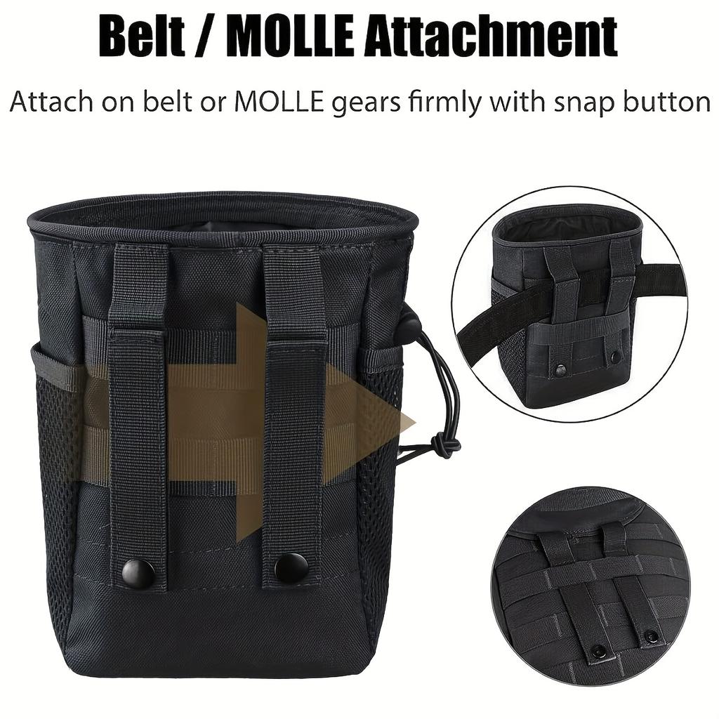Durable Polyester Utility Waist Bag, Suitable for Hiking and Outdoor Activities, Practical Outdoor Pouch, Adjustable