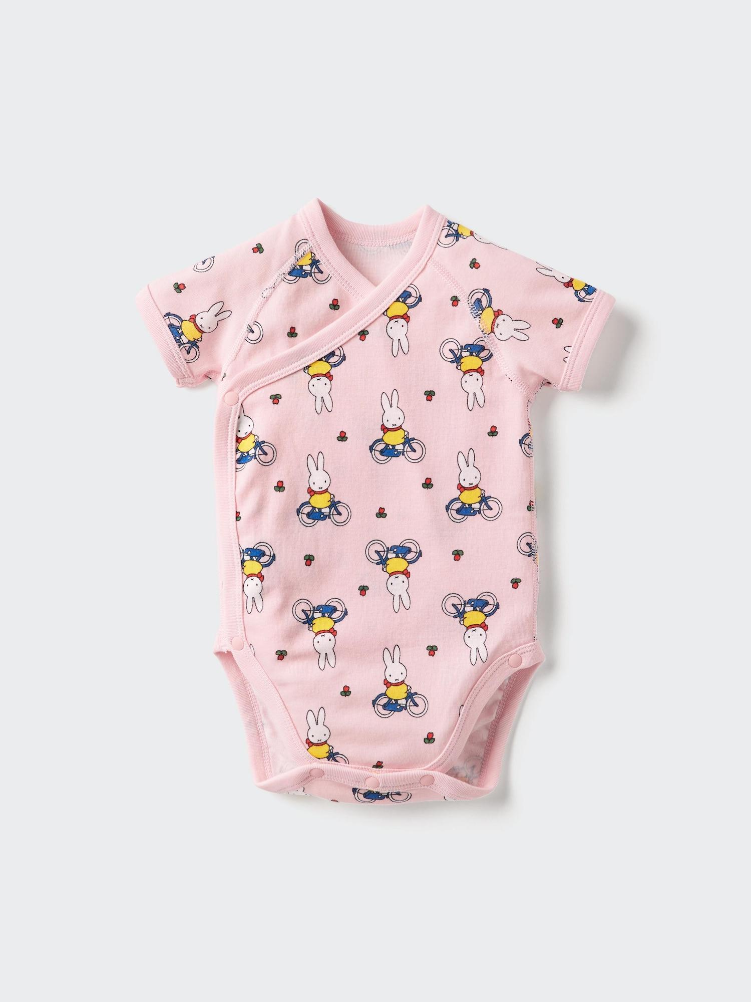 

Uniqlo Bn Picture Book Bodysuit Short Sleeve A 60cm 10 PINK/BABY 60