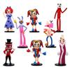 8Pcs/Set The Amazing Digital Circus Anime Figure Ragatha/Jax/Pomni Action Figure PVC Collection Model Doll Toys Room Decoration