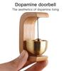Door Bell Wooden Wind Chimes Wireless Magnetic Home Small Bell Decorations Entrance Clock Reminder Chimes Home DecorMinimalism