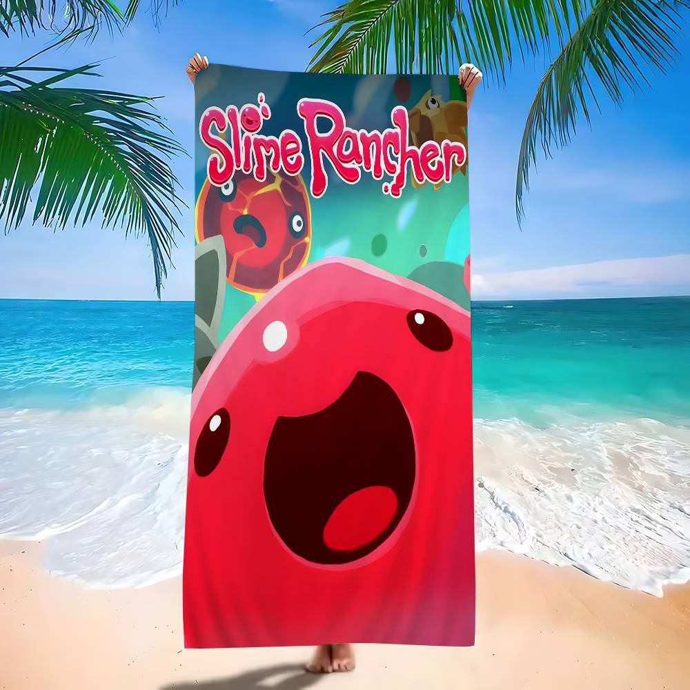 

Game S-Slime Rancher Big Microfiber Beach Towels Quick Dry Towel Sand Beach Towels Pool Towel for Travel Swim Pool Yoga W30*H60(CM)