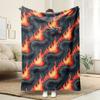 Bloody Handprint Halloween Print Throw Blanket,Soft,Lounge,Game Room,Home Cinema,Ideal For Themed Gatherings,Birthday Gifts