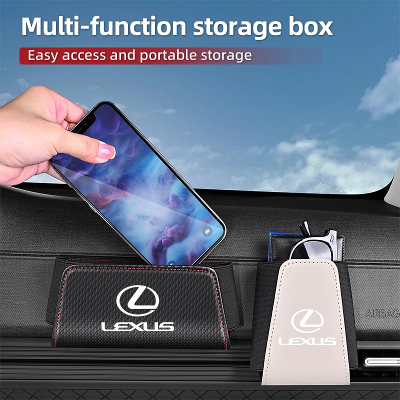 Car Interior Seat Seam Organizer Door Storage Box Phone Card Bag For Lexus UX250h RX450h CT200h RX400h NX300h RX300 RX350