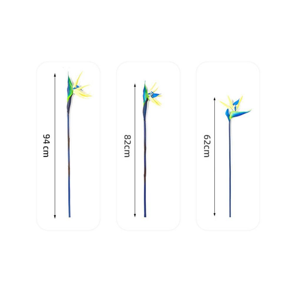 Authentic Touch Artificial Bird of Paradise Long Stem Fake Flower Faux Plants  Wedding Decoration