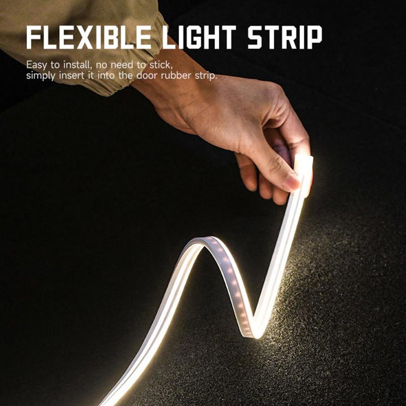 5M Car Trunk Atmosphere Light For Tesla For Model 3/Y Automatic Light Control Sensor Ambient Deco Light Auto Interior Led Strip