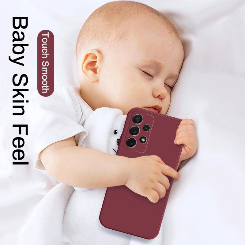 Liquid Silicone Rubber Shockproof Back Case For Samsung Galaxy S25 Ultra S24 FE S23 S22 S21 FE A56 A36 A55 A16 A15 A06 A35 A25 A54 5G