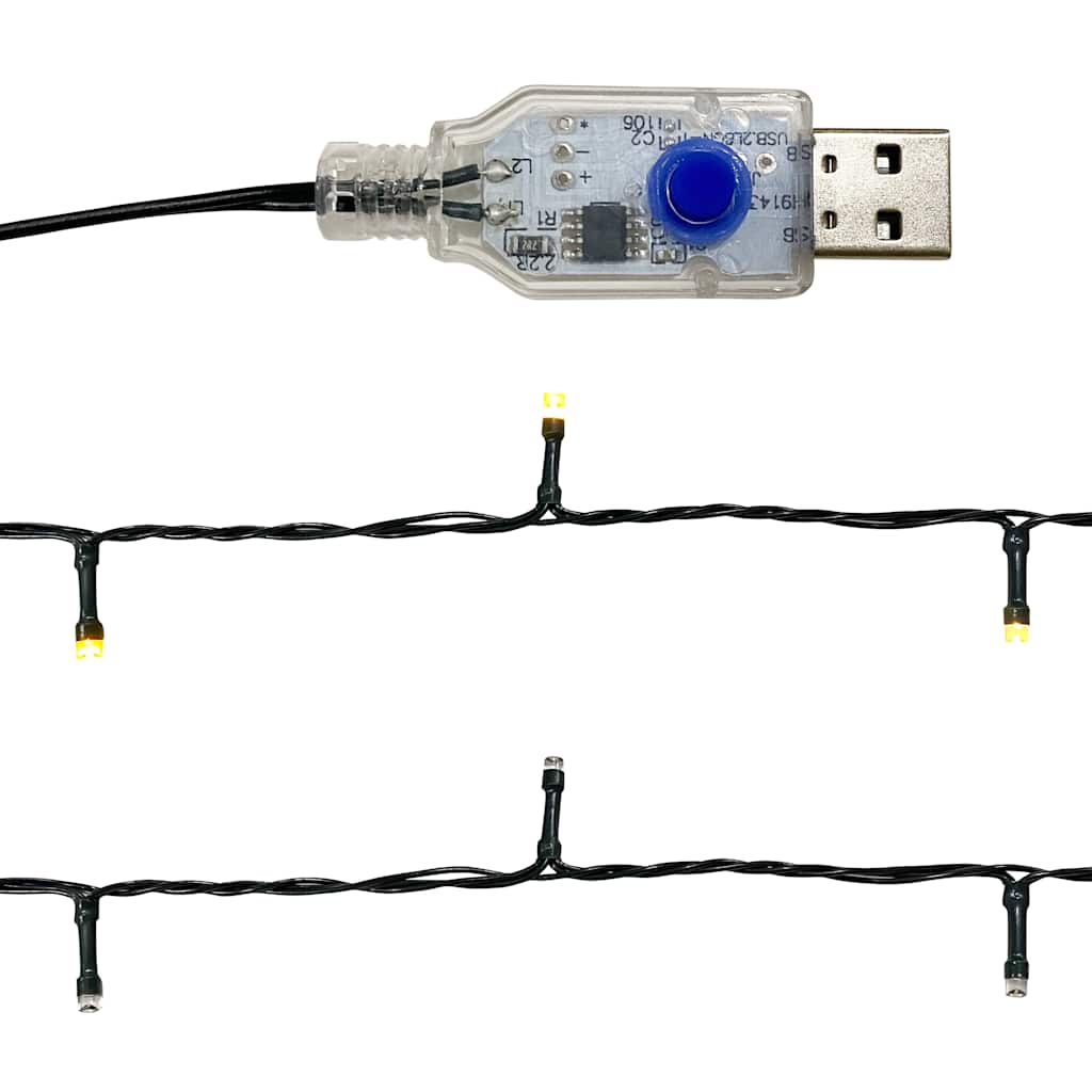 Vidaxl Girlanda Świąteczna Z Lampkami Led, 20 M, Różowa