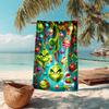 Christmas Gift Oscar Comedy Movie How the Grinch Stole Christmas Soft Beach Towel Outdoor Camping Vacation Swinging Beach Scarf Decorative Blanket B6