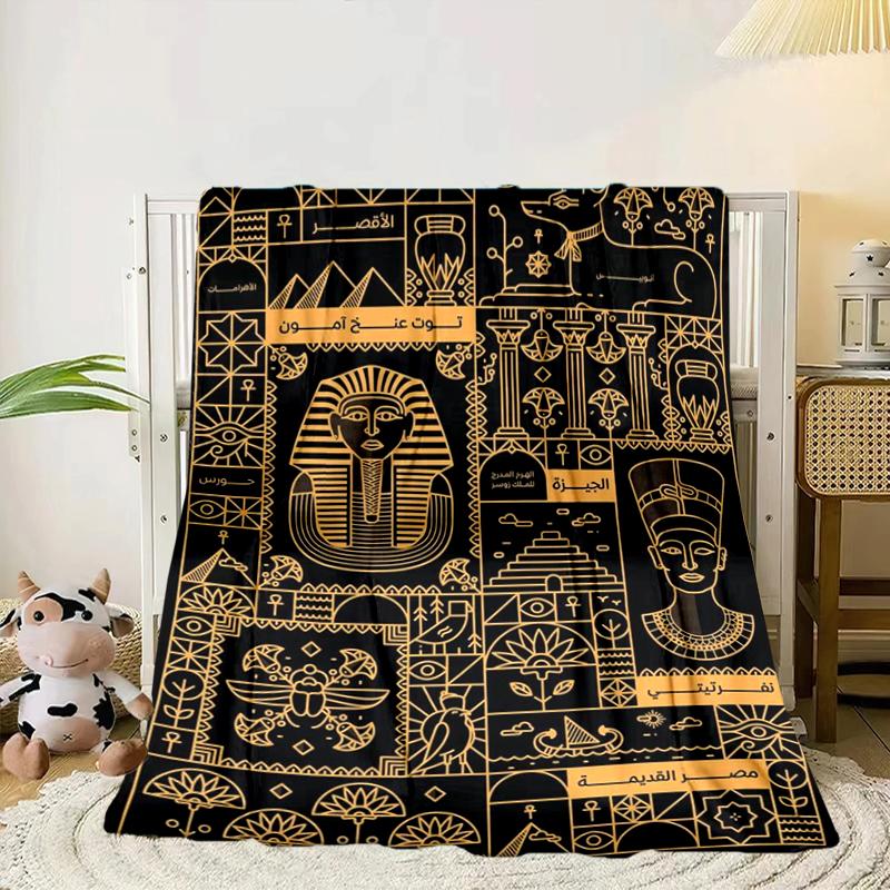 Ancient Egyptian Hieroglyphics Blanket Flannel Blanket Throw Blanket Sofa Cover Blanket Soft Premium Blanket Picnic Blanket Tv Blanket Gifts
