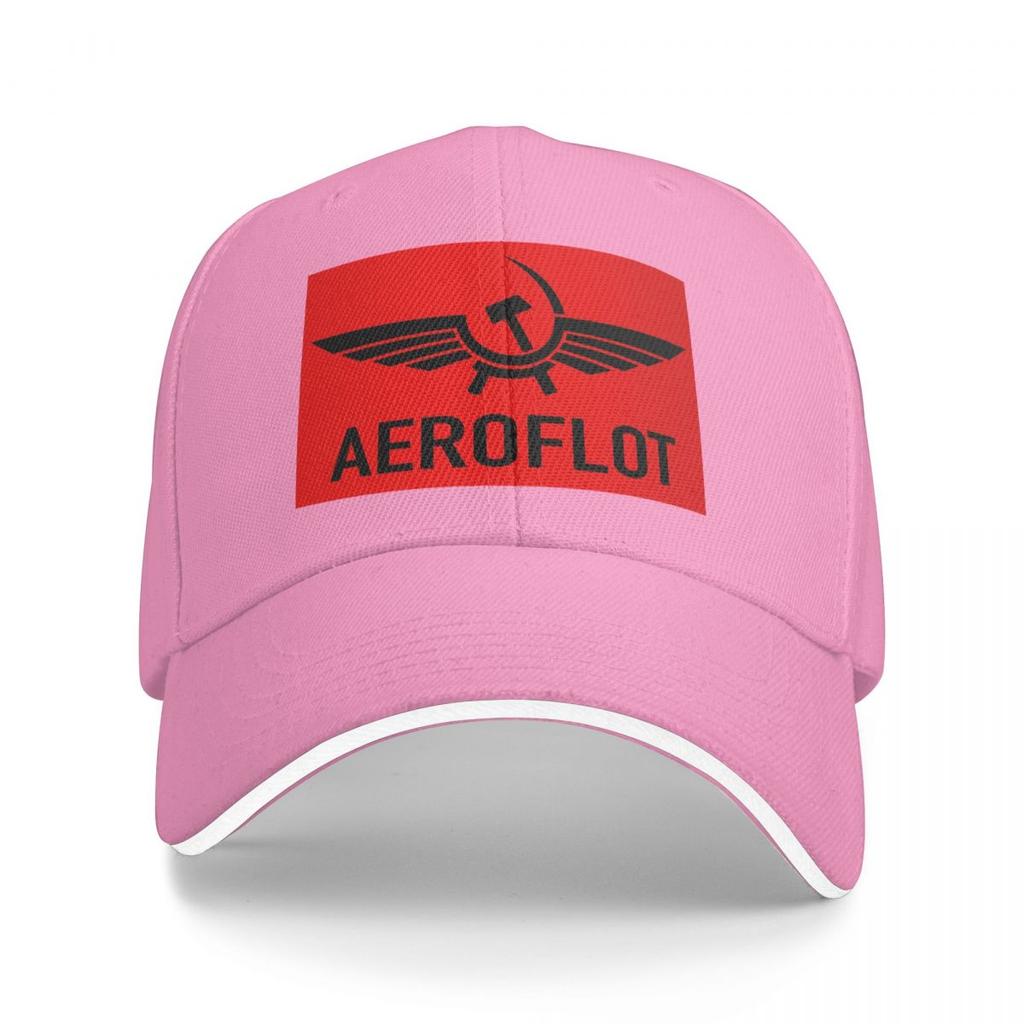 Unisex Baseball Hats Aeroflot Aviation Russe Pilote Aerospace Aviateur Streetwear Summer Sports Baseball Caps Cap Casquette Hats