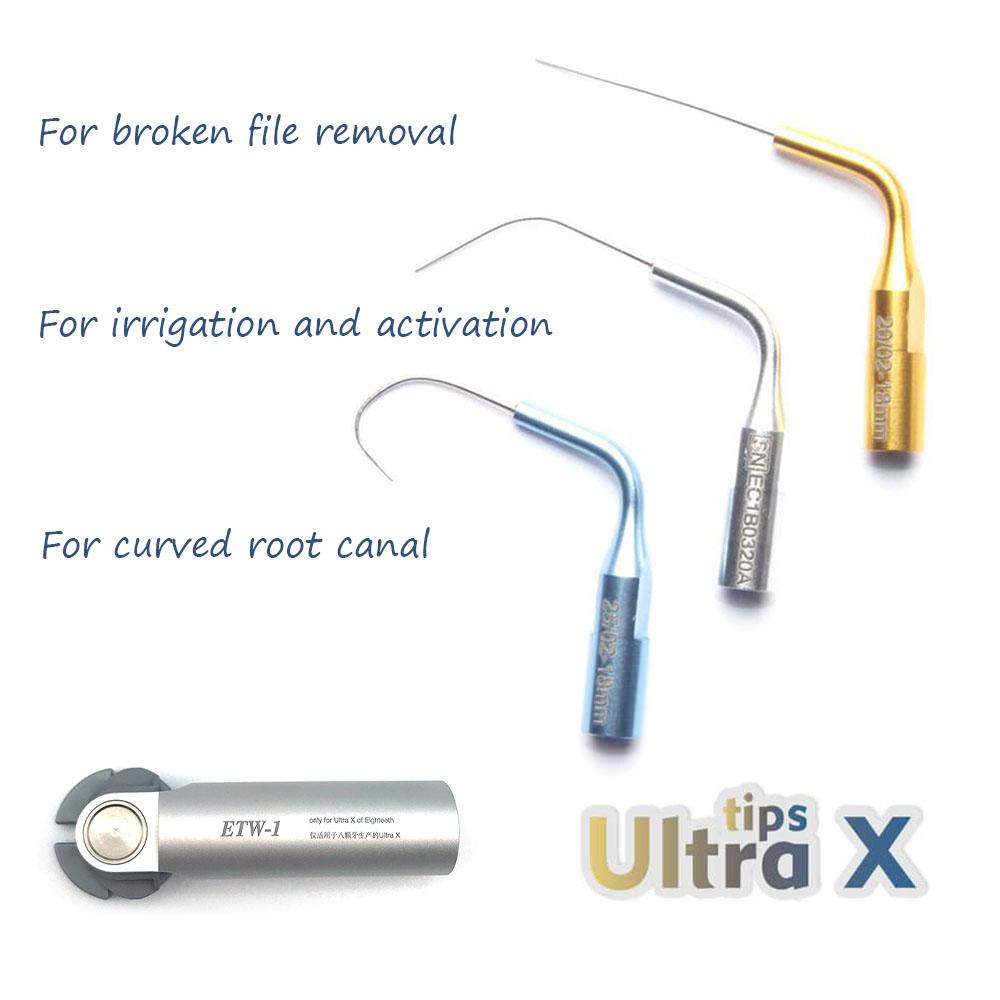 Bezprzewodowy Aktywator Ultrasoniczny do Zębów Ultra X Endo Ultra Aktywator Instrument Mycie Zębów z 6 Końcówkami Narzędzie Stomatologiczne