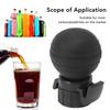 Carbonation Caps, 2-Piece Set, Silicone Bottle Keeper, Reusable Push-Push Type Saver Lid for Fizzy Drinks, Wine, Beer, Energy Drinks, Soda, Keeps Carb