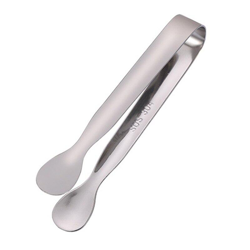 Stainless Steel Sugar Cube Clip Gold-plated Round Head Small Ice Clip Towel Sugar Clip Hotel Supplies 304 Ice Clip Purple