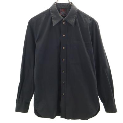 Jean Paul GAULTIER CLASSIQUE Long Sleeve Cotton Shirt 40 Black Women Used