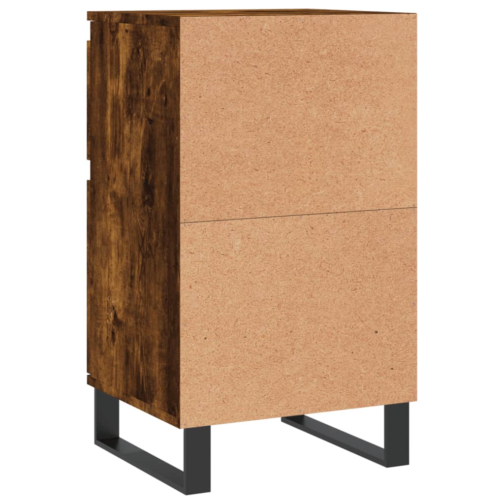 Sideboards 2 Pcs Smoked Oak 40 X 35 X 70 Cm Engineered Wood