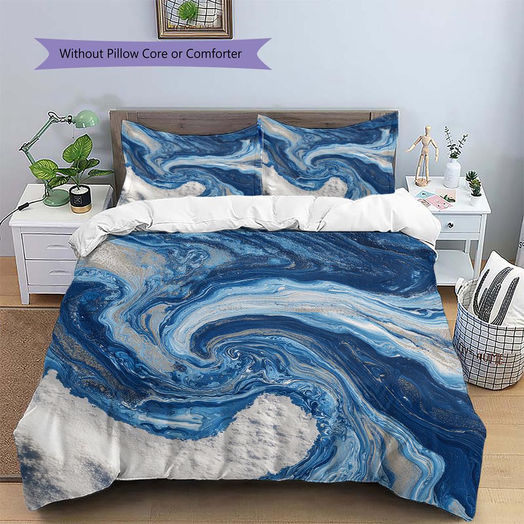 Cartoon Pattern Bedding Quilt Set Quilt Cover Pillowcase Home Decoration Birthday Gift (1 * duvet cover + 2 * pillowcase, without core)