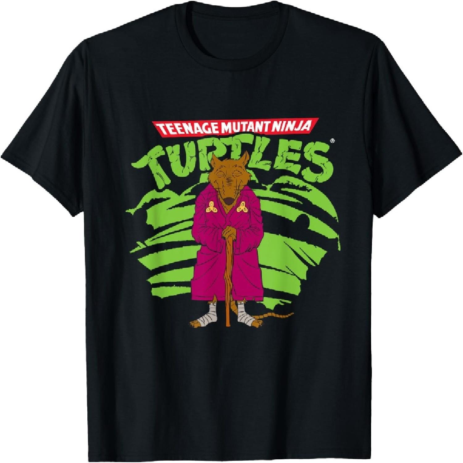 

Mademark x Teenage Mutant Ninja Turtles - Teenage Mutant Ninja Turtles - Original TMNT Splinter Rat T-Shirt XXXXXL чорний
