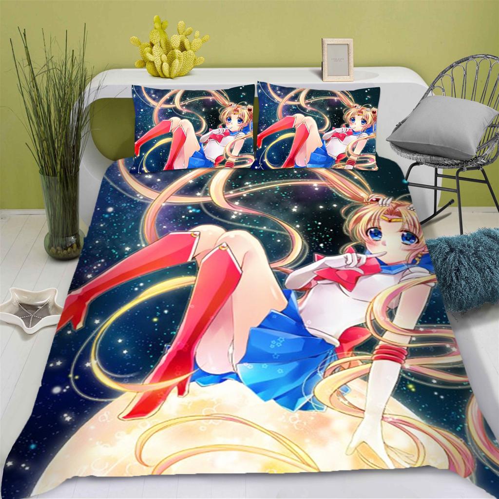 3-Piece Set 1 Quilt Cover  3d Children'S Bedding Set  100% Polyester Duvet Cover Suitable For Children And Adults Home