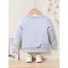 Cartoon Print Crew Neck Sweatshirt - Casual & Comfy, Perfect for Spring/Fall, Machine Washable