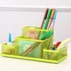 1Pc Fashion Multifunctional Office Stationery Desk Organizer Mesh Collection Pen Holder Organizer Box Office School Supplies