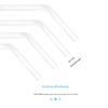 ZISIZ Individually Wrapped PLA Biodegradable Straws