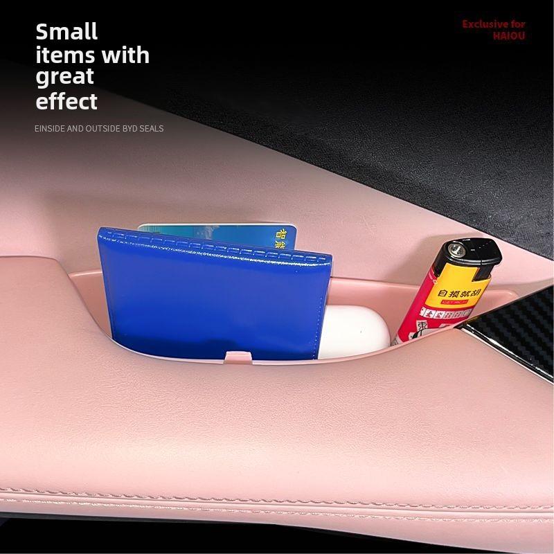 For BYD Seagull 2022 2023 2024 2025 Front Door Handrail Sort Out Storage Box Salon Interior Decoration Car Accessories
