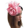 Solid Color Bride Headband Hepburn Style Wedding Headdress Fascinator Headpiece  Wedding Party