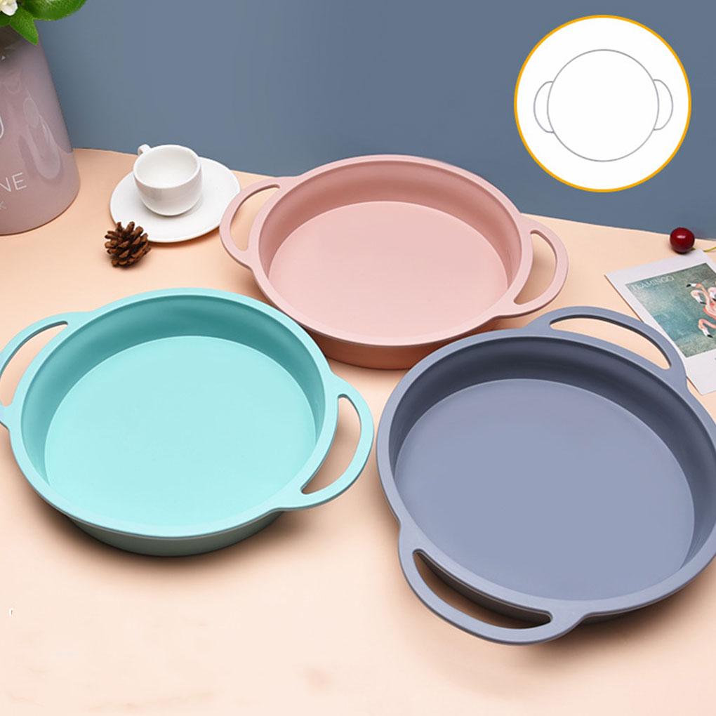 Non-Stick Silicone Cake Decorating Mold Baking Pan Fondant Round Trays DIY Pastry Tools Bakeware Household Kitchen