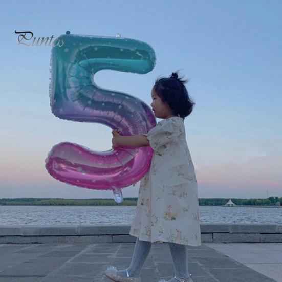 40-Zoll-Ballon mit auffälligen, leuchtenden Farben und passenden Zahlen für Weihnachten, Geburtstag, Party, große Zahl, Ballon, Geschenk, Partyzubehör