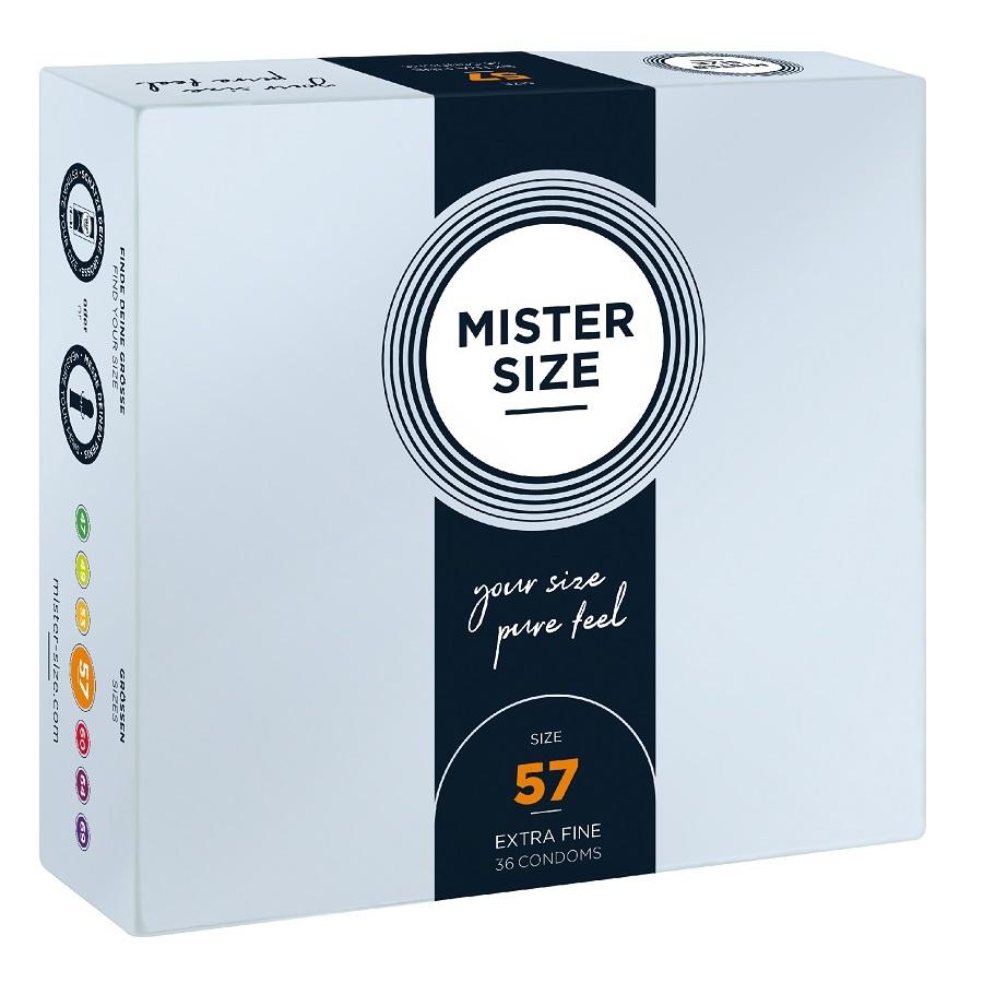 Mister Size Custom-Fit Condoms 57mm - Pack of 36