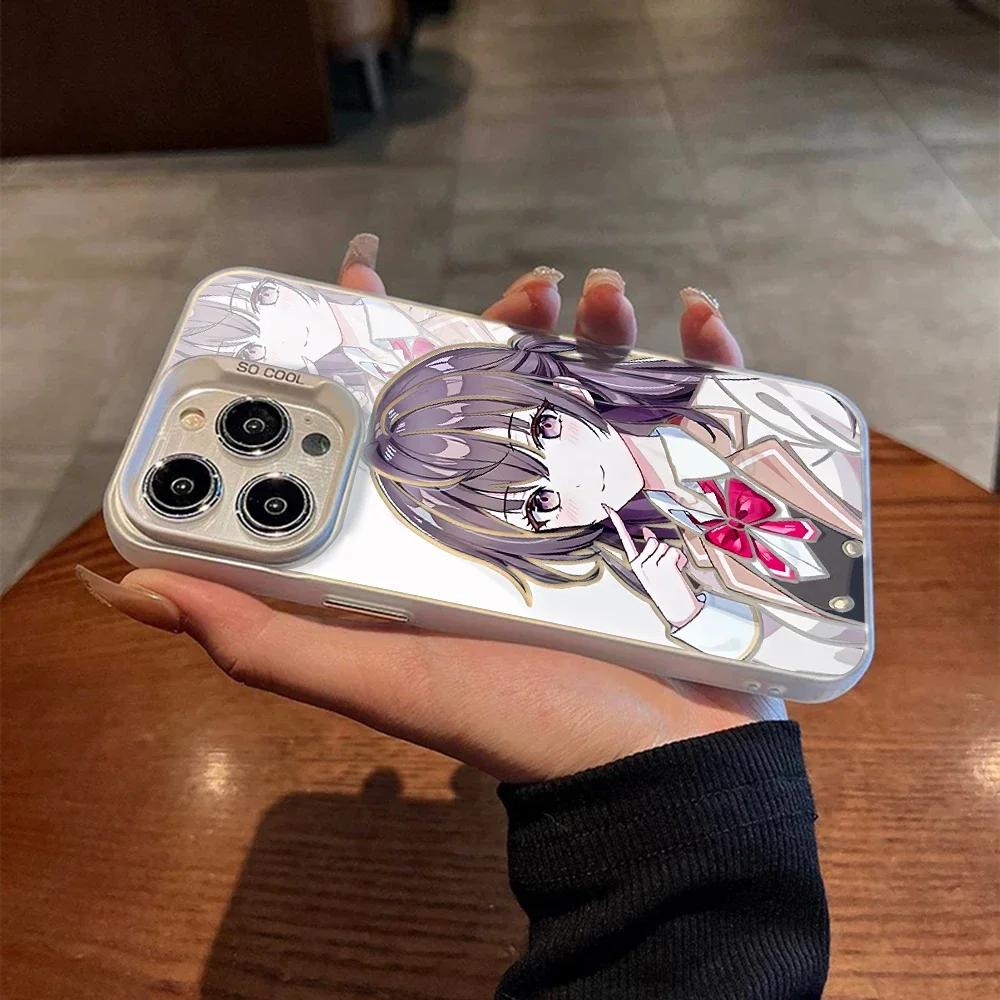 Kawaii Anime Girl Alya Phone Case For IPhone 16 15 14 13 12 11 Pro Max X XR XSMAX 8 7 Plus Candy Matte Shockproof Back Cover