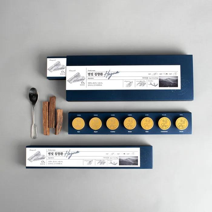 Starlight Incense Rings, Incense Rings, Red Ginseng Rings (7 Rings/14 Rings)