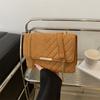 Stylish and simple chain bag women's 2025 spring new texture ins small square bag retro commuter messenger women's bag